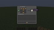 The lectern crafting recipe in Minecraft (Image via Mojang)